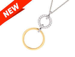 Sun & Earth 鑽石吊墜