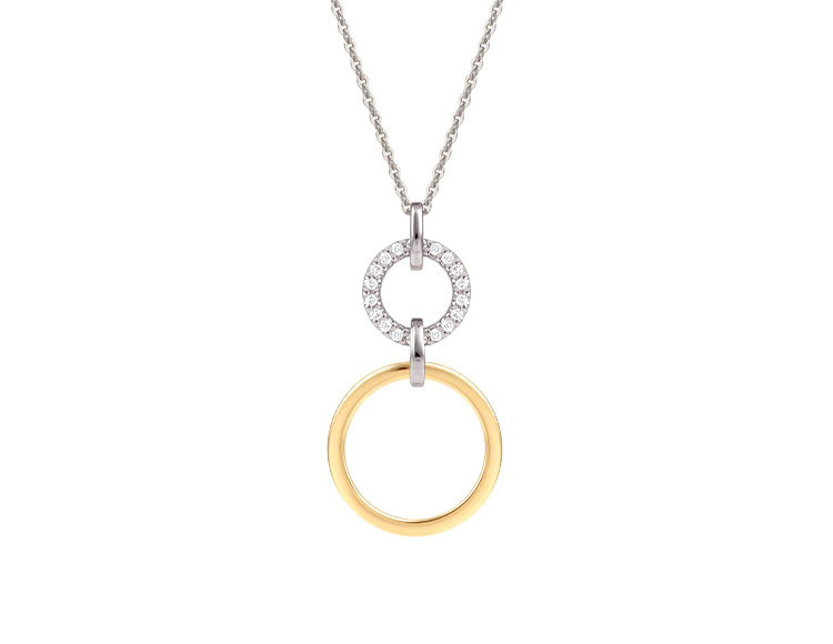 Sun & Earth Diamond Pendant